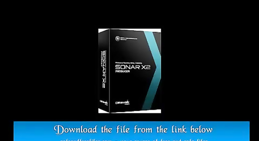 sonar x2 download